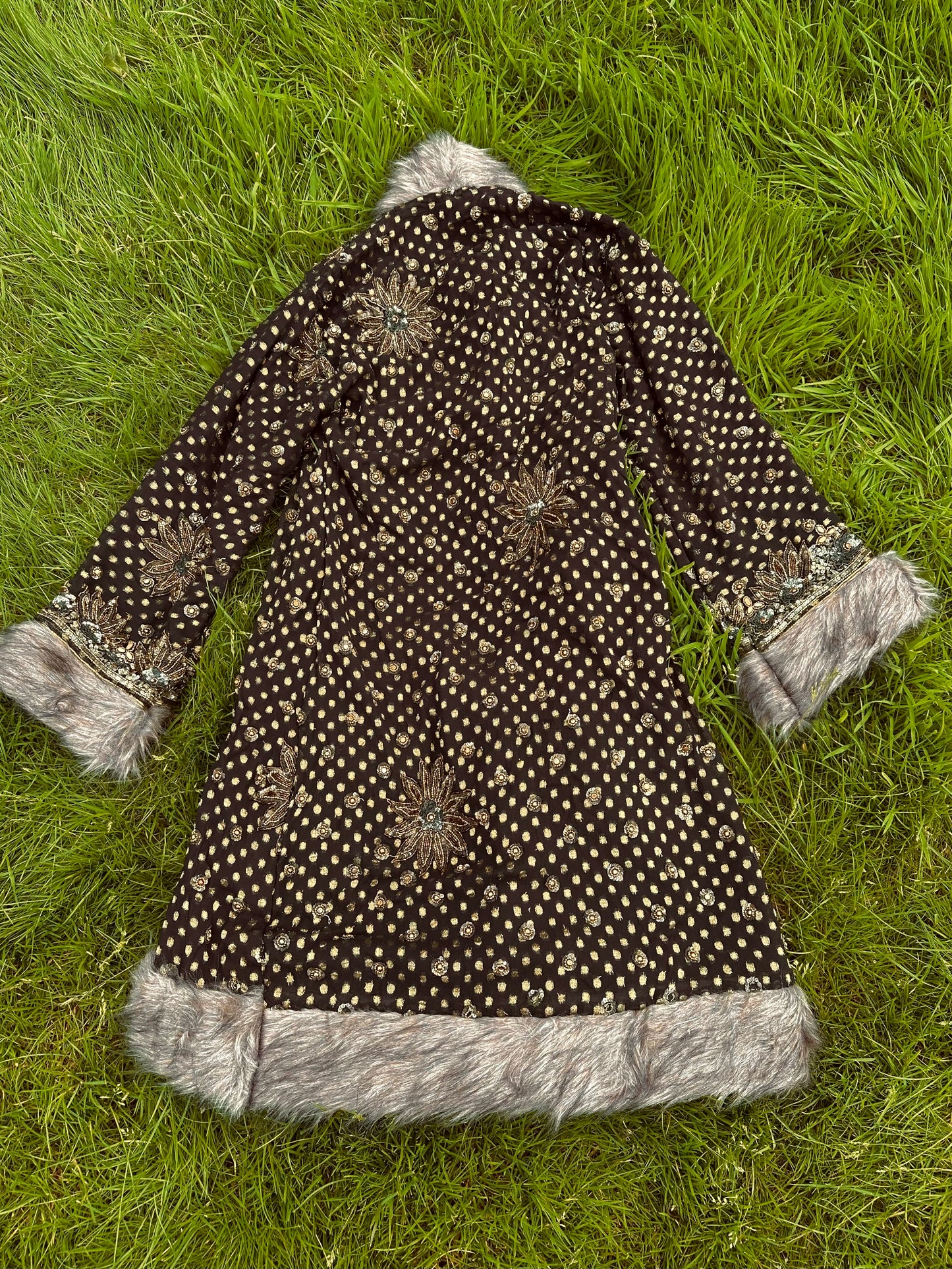 Star Child Afghan Coat Size M