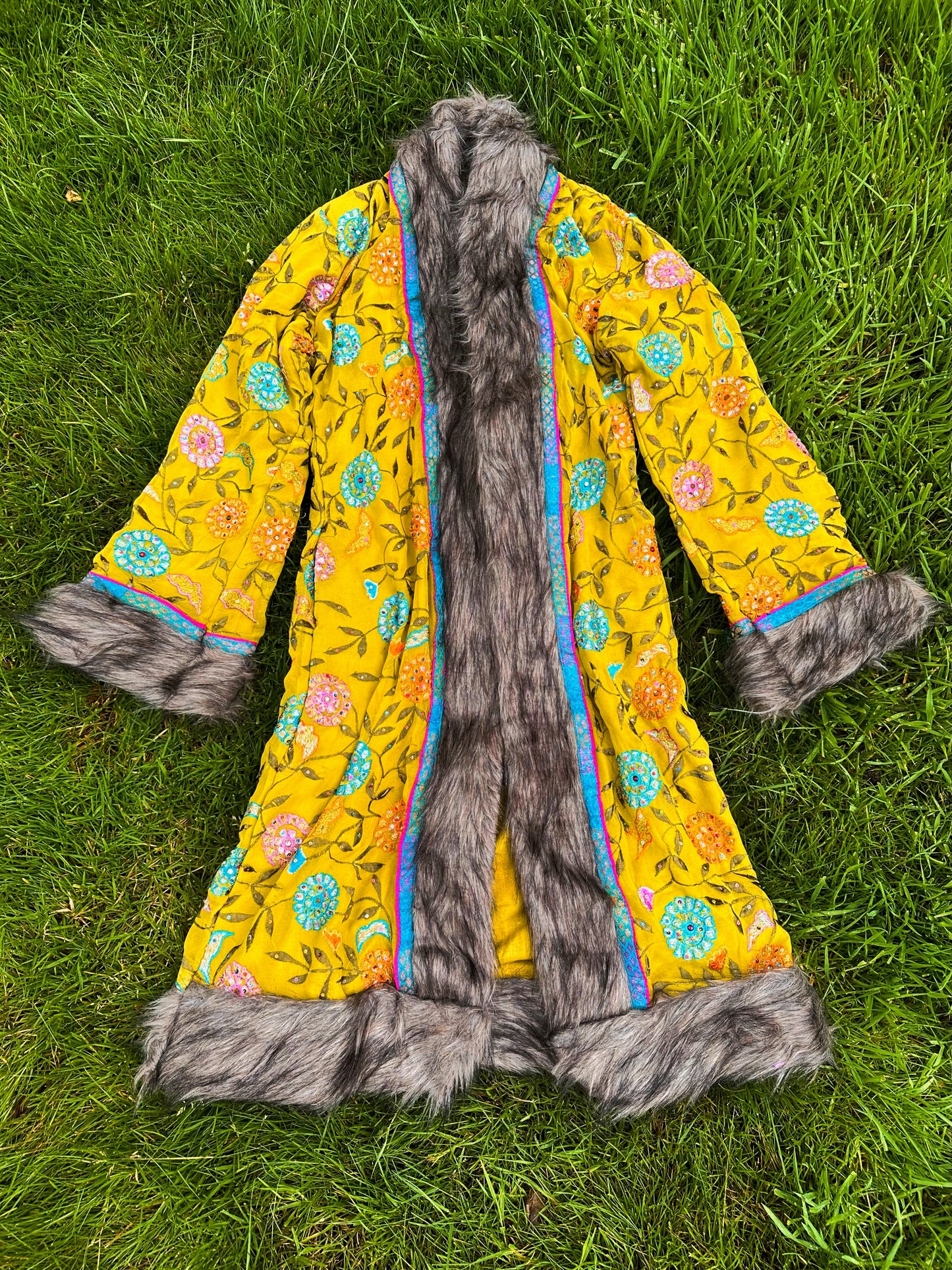 Lucid Dreaming Afghan Coat Size S