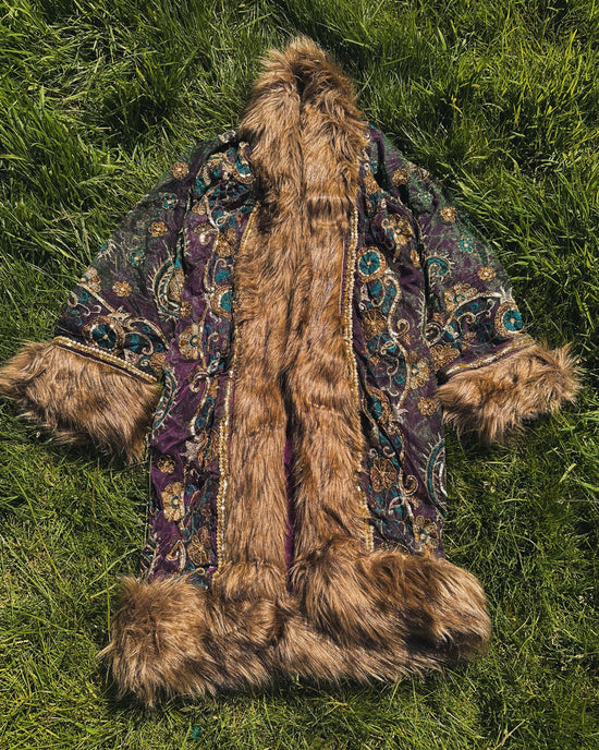 The Wizard Afghan Coat Size S